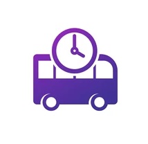 Bus Time Icon