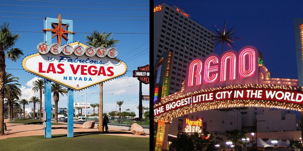 How Far is Reno Nevada to Las Vegas Nevada
