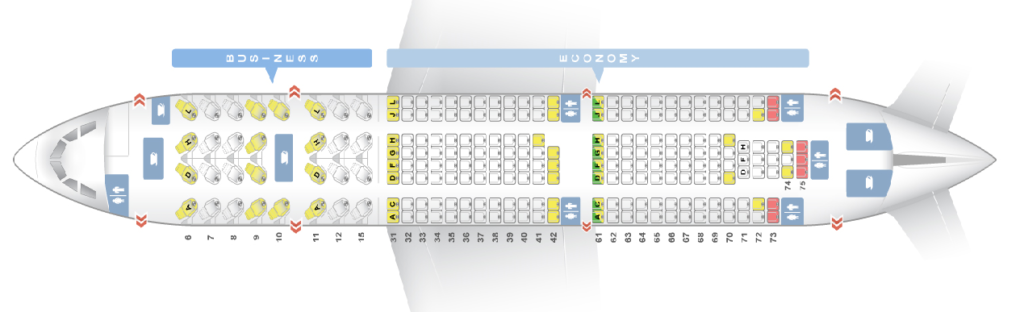 china eastern airlines seat map