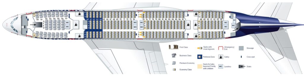 Lufthansa Seat Map