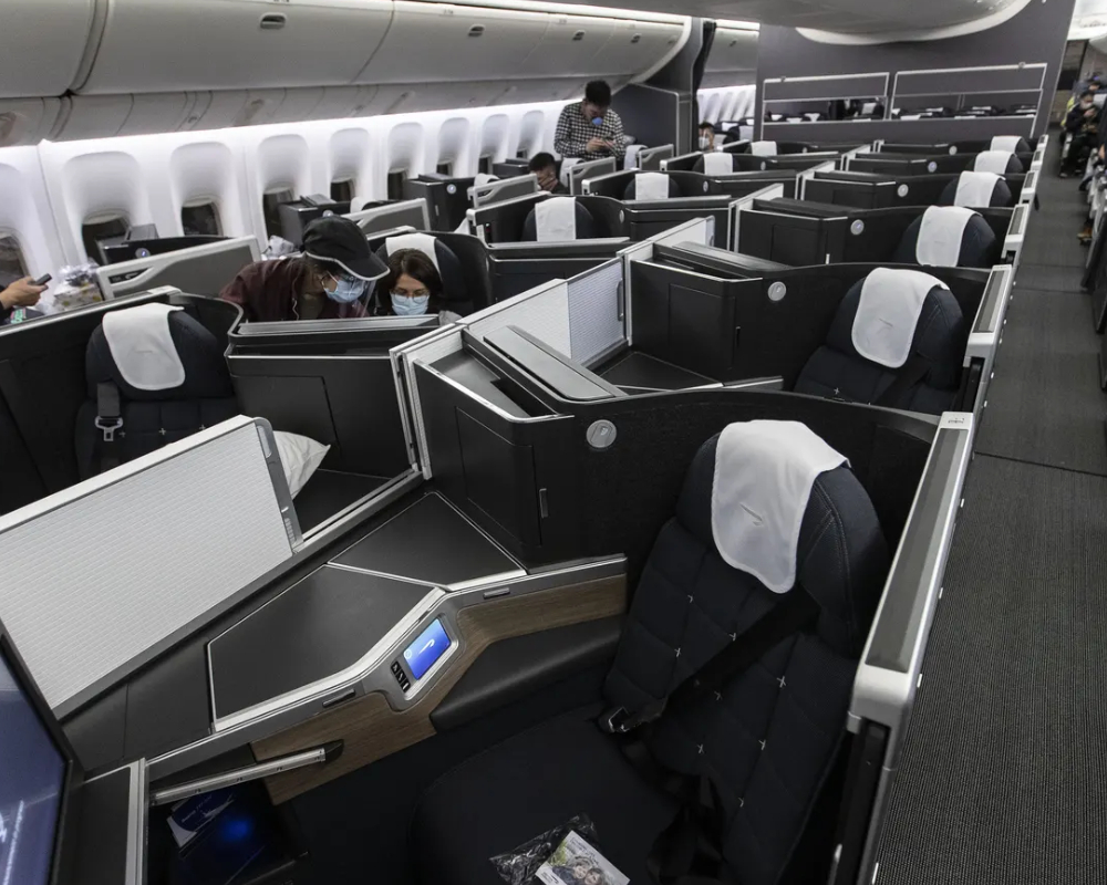 British Airways- Business Class seats