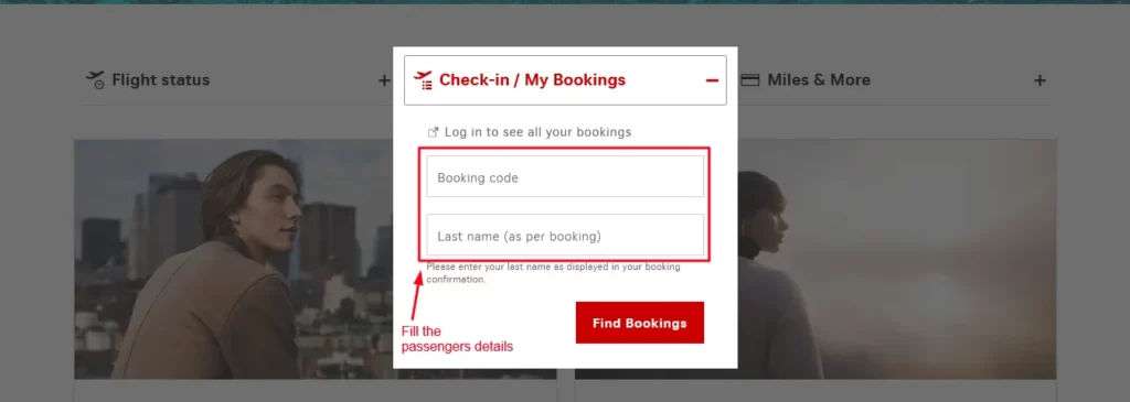 Swiss Airlines- Manage Booking
