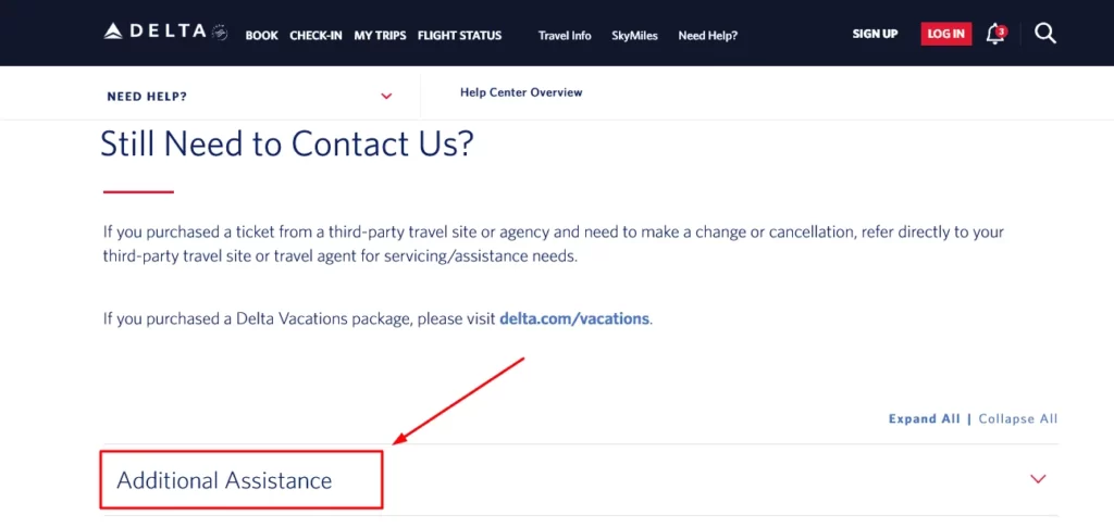 Delta Airlines Contact Support