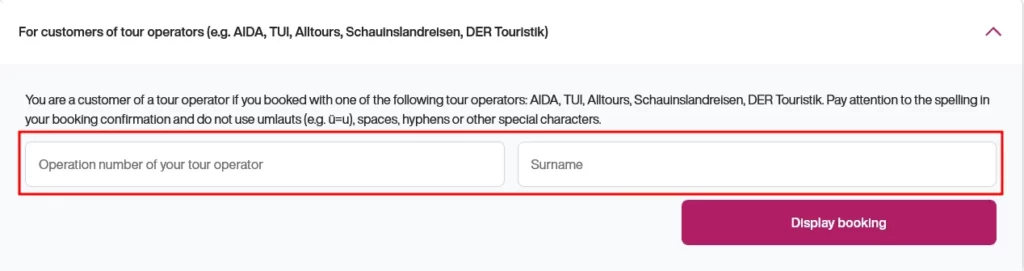 Eurowings Booked ticket for pet via tour operatorsas